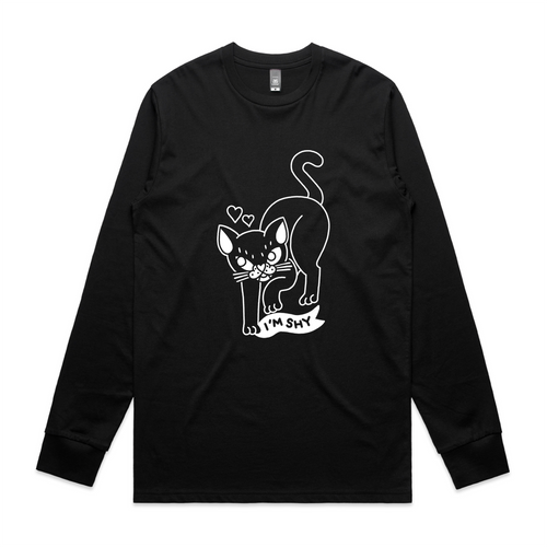 I'm Shy Tee by Lonely Kids Club. All clothing from our T-shirts to our shorts and hoodies are ethically made, and printed packed and shipped from Sydney.
