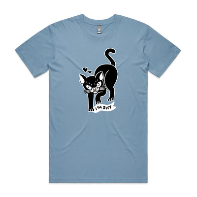 I'm Shy Tee by Lonely Kids Club. All clothing from our T-shirts to our shorts and hoodies are ethically made, and printed packed and shipped from Sydney.