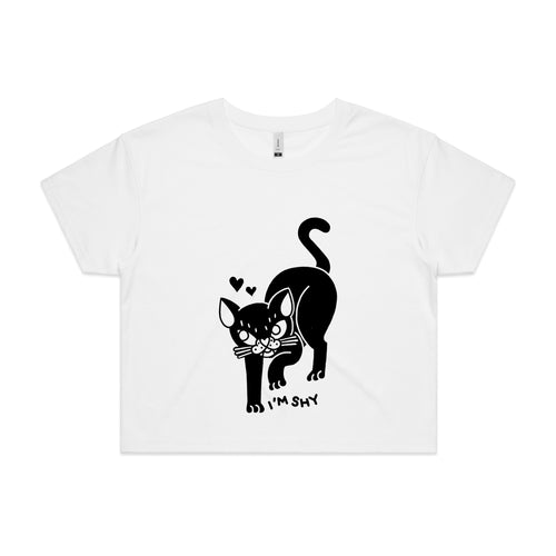 I'm Shy Tee by Lonely Kids Club. All clothing from our T-shirts to our shorts and hoodies are ethically made, and printed packed and shipped from Sydney.