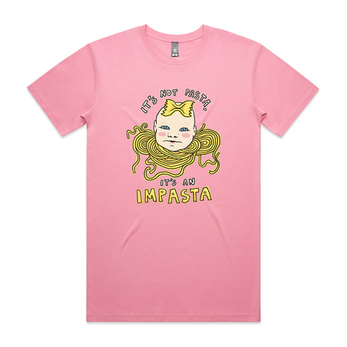 Impasta Tee by Lonely Kids Club. All clothing from our T-shirts to our shorts and hoodies are ethically made, and printed packed and shipped from Sydney.