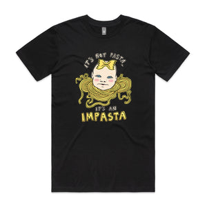 Impasta Tee by Lonely Kids Club. All clothing from our T-shirts to our shorts and hoodies are ethically made, and printed packed and shipped from Sydney.