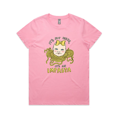 Impasta Tee by Lonely Kids Club. All clothing from our T-shirts to our shorts and hoodies are ethically made, and printed packed and shipped from Sydney.