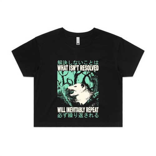 Inevitably Repeat Tee by Lonely Kids Club. All clothing from our T-shirts to our shorts and hoodies are ethically made, and printed packed and shipped from Sydney.