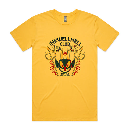 Inkwell Hell Tee by Lonely Kids Club. All clothing from our T-shirts to our shorts and hoodies are ethically made, and printed packed and shipped from Sydney.