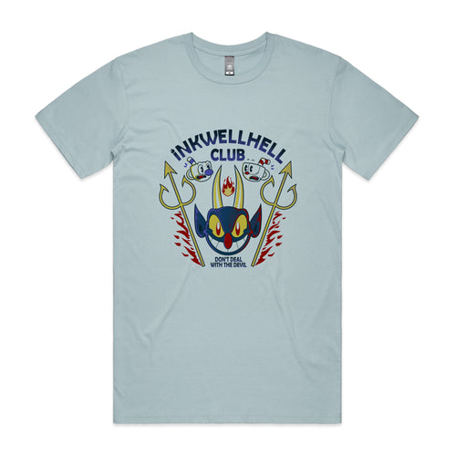 Inkwell Hell Tee by Lonely Kids Club. All clothing from our T-shirts to our shorts and hoodies are ethically made, and printed packed and shipped from Sydney.