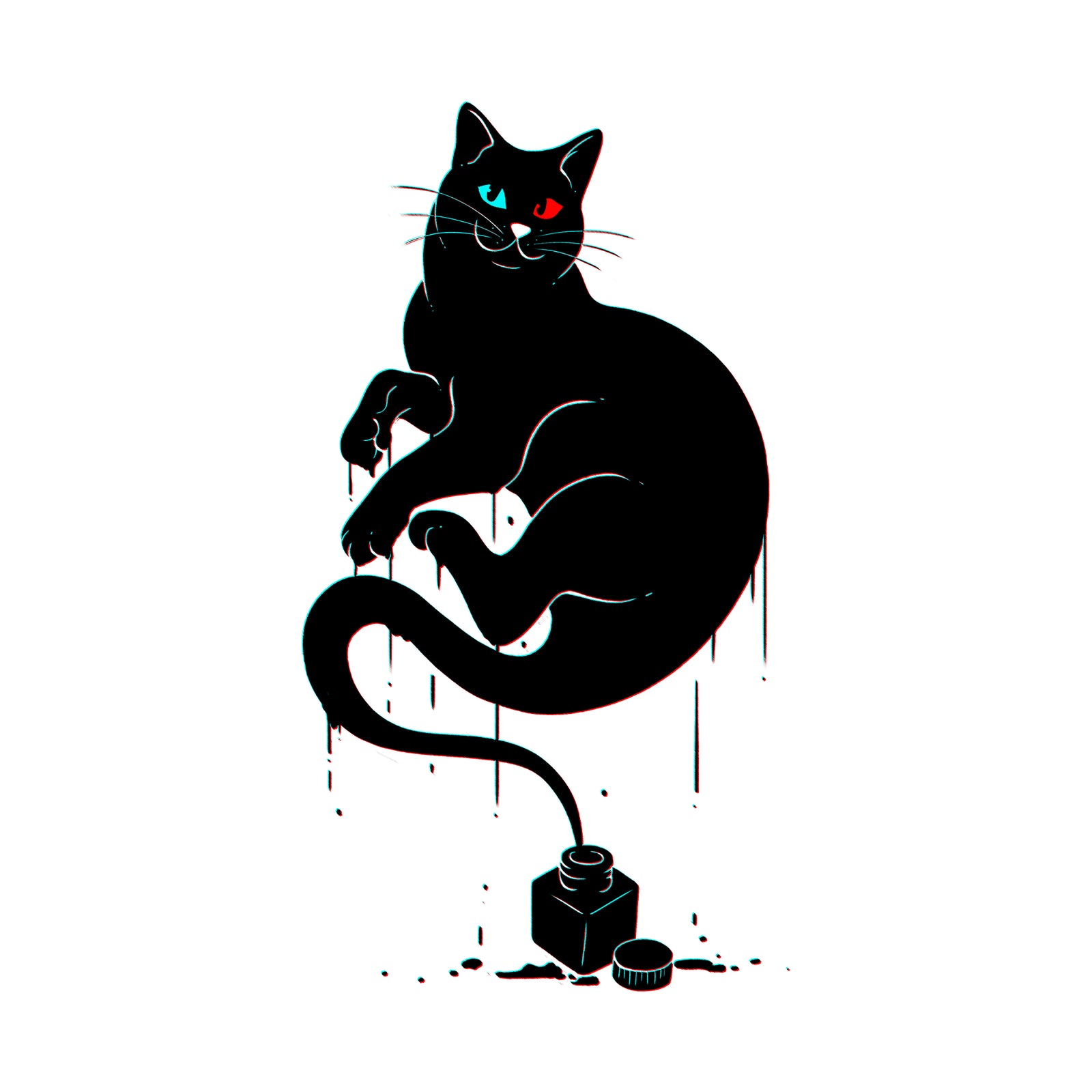 Inky Cat Tee