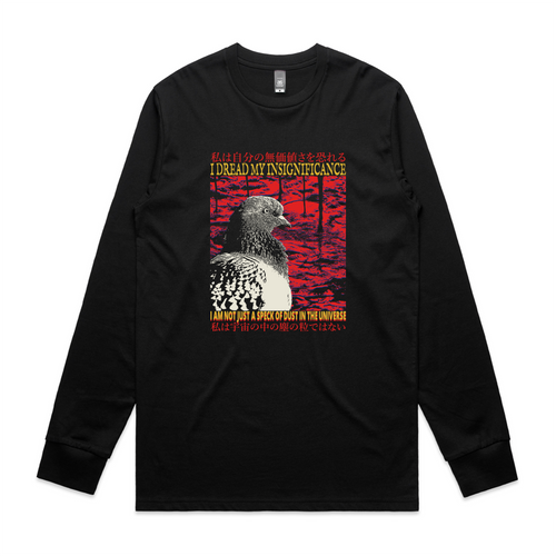 Insignificance Tee by Lonely Kids Club. All clothing from our T-shirts to our shorts and hoodies are ethically made, and printed packed and shipped from Sydney.