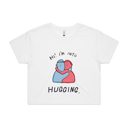 Into Hugging Tee by Lonely Kids Club. All clothing from our T-shirts to our shorts and hoodies are ethically made, and printed packed and shipped from Sydney.
