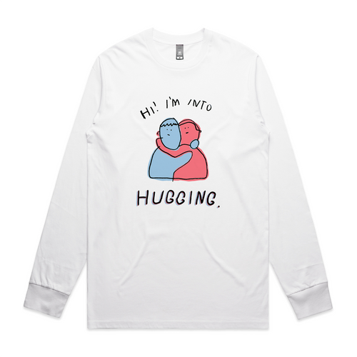 Into Hugging Tee by Lonely Kids Club. All clothing from our T-shirts to our shorts and hoodies are ethically made, and printed packed and shipped from Sydney.