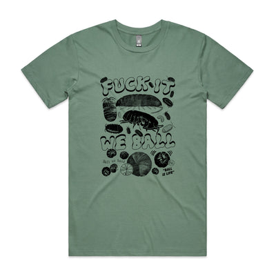 Isopod Ball Tee by Lonely Kids Club. All clothing from our T-shirts to our shorts and hoodies are ethically made, and printed packed and shipped from Sydney.