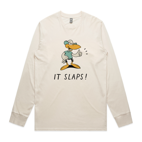 It Slaps Tee by Lonely Kids Club. All clothing from our T-shirts to our shorts and hoodies are ethically made, and printed packed and shipped from Sydney.
