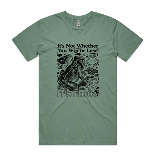 It's Frog Tee by Lonely Kids Club. All clothing from our T-shirts to our shorts and hoodies are ethically made, and printed packed and shipped from Sydney.