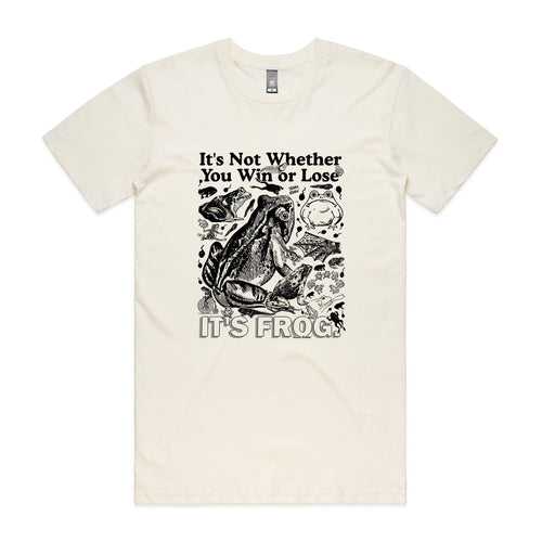 It's Frog Tee by Lonely Kids Club. All clothing from our T-shirts to our shorts and hoodies are ethically made, and printed packed and shipped from Sydney.