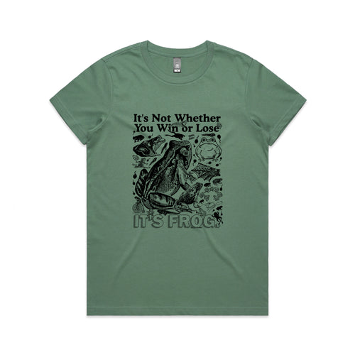 It's Frog Tee by Lonely Kids Club. All clothing from our T-shirts to our shorts and hoodies are ethically made, and printed packed and shipped from Sydney.