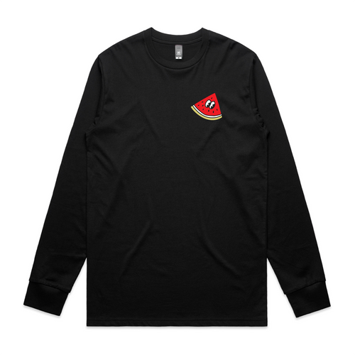 Judgy Melon Tee by Lonely Kids Club. All clothing from our T-shirts to our shorts and hoodies are ethically made, and printed packed and shipped from Sydney.