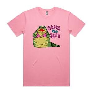 Jabba The Slut Shirt. Printed in Sydney on premium T-shirts by Lonely Kids Club.
