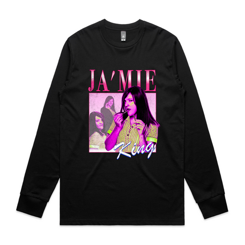 Ja'mie King Retro Tee by Lonely Kids Club. All clothing from our T-shirts to our shorts and hoodies are ethically made, and printed packed and shipped from Sydney.