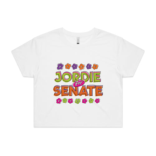 Jordie For Senate Tee by Lonely Kids Club. All clothing from our T-shirts to our shorts and hoodies are ethically made, and printed packed and shipped from Sydney.