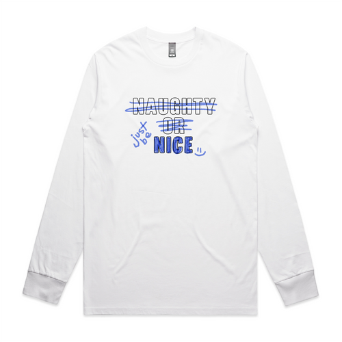 Just Be Nice Tee by Lonely Kids Club. All clothing from our T-shirts to our shorts and hoodies are ethically made, and printed packed and shipped from Sydney.