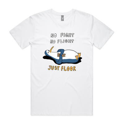 Just Floor Tee by Lonely Kids Club. All clothing from our T-shirts to our shorts and hoodies are ethically made, and printed packed and shipped from Sydney.