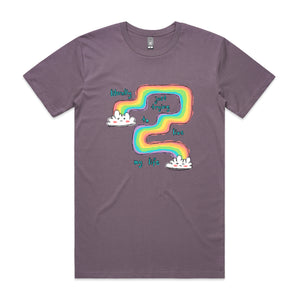 Just Trying To Live Tee by Lonely Kids Club. All clothing from our T-shirts to our shorts and hoodies are ethically made, and printed packed and shipped from Sydney.