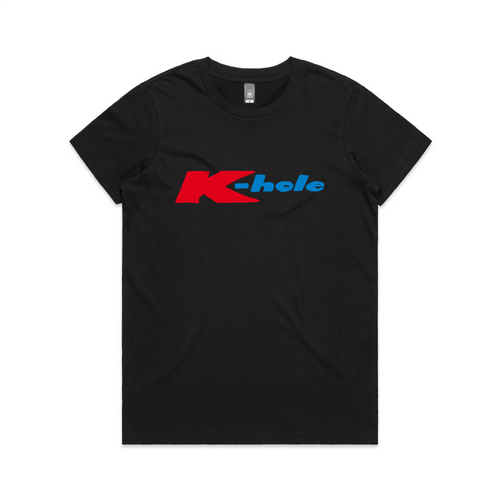 K-Hole Tee by Lonely Kids Club. All clothing from our T-shirts to our shorts and hoodies are ethically made, and printed packed and shipped from Sydney.