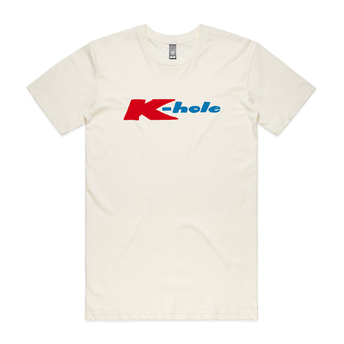 K-Hole Tee by Lonely Kids Club. All clothing from our T-shirts to our shorts and hoodies are ethically made, and printed packed and shipped from Sydney.
