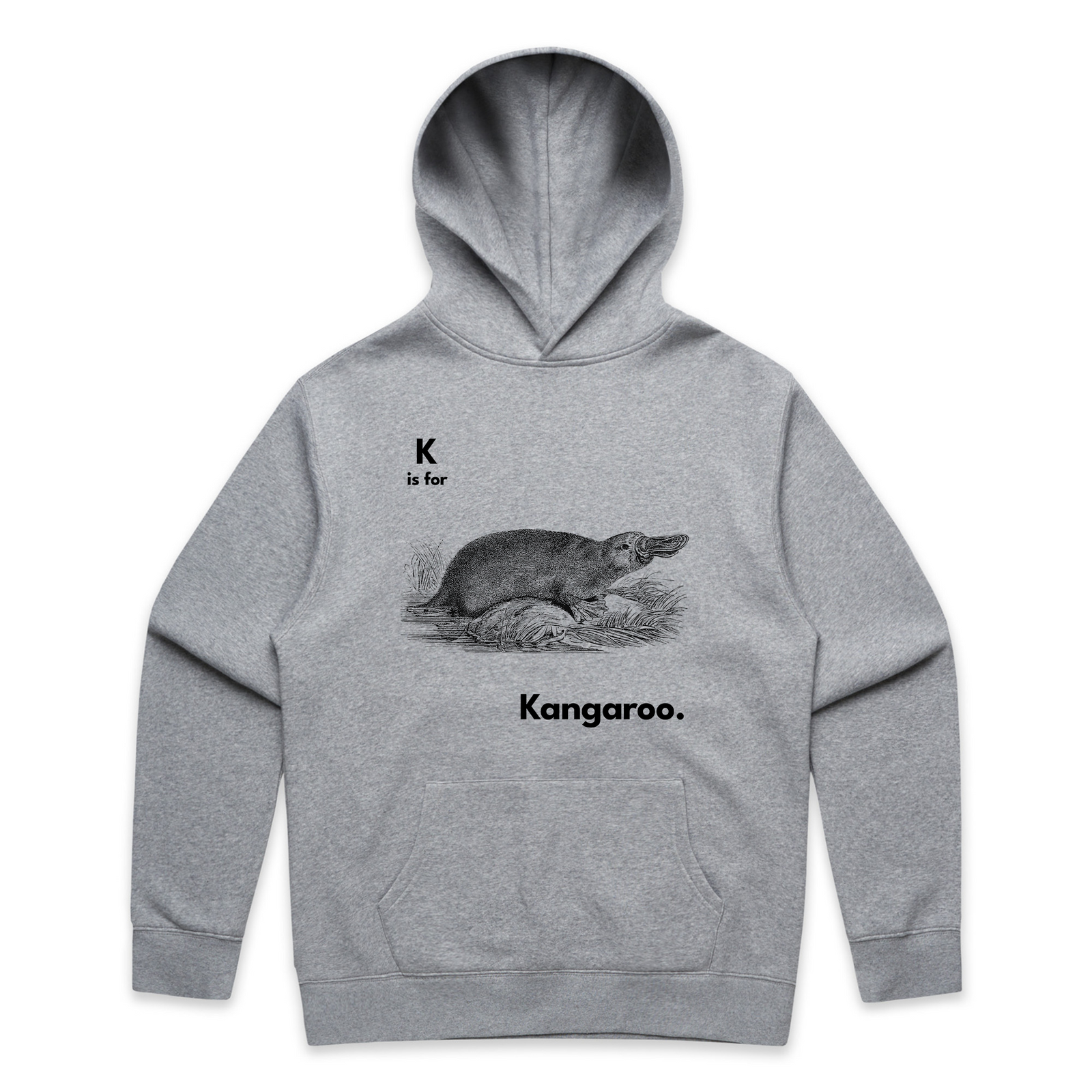 K Is For Kangaroo Hoodie