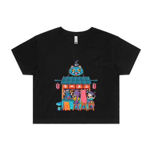K-Pop Ramen House Tee by Lonely Kids Club. All clothing from our T-shirts to our shorts and hoodies are ethically made, and printed packed and shipped from Sydney.