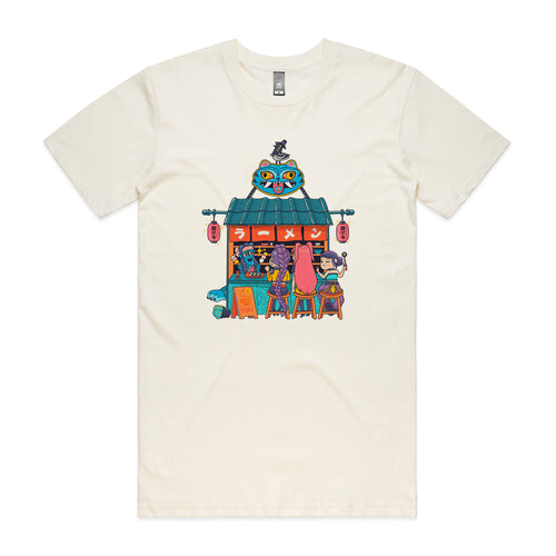 K-Pop Ramen House Tee by Lonely Kids Club. All clothing from our T-shirts to our shorts and hoodies are ethically made, and printed packed and shipped from Sydney.
