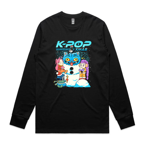 K-Pop Xmas Tee by Lonely Kids Club. All clothing from our T-shirts to our shorts and hoodies are ethically made, and printed packed and shipped from Sydney.