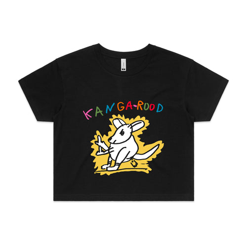 Kanga-rood Tee by Lonely Kids Club. All clothing from our T-shirts to our shorts and hoodies are ethically made, and printed packed and shipped from Sydney.