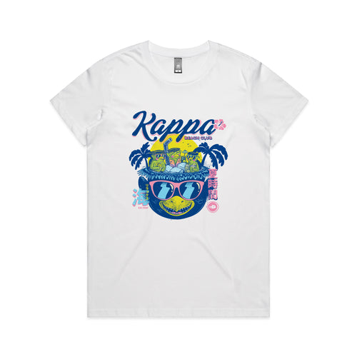 Kappa Beach Club Tee by Lonely Kids Club. All clothing from our T-shirts to our shorts and hoodies are ethically made, and printed packed and shipped from Sydney.