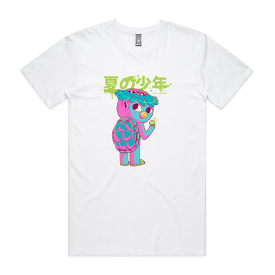 Kappa Ice Cream Tee by Lonely Kids Club. All clothing from our T-shirts to our shorts and hoodies are ethically made, and printed packed and shipped from Sydney.