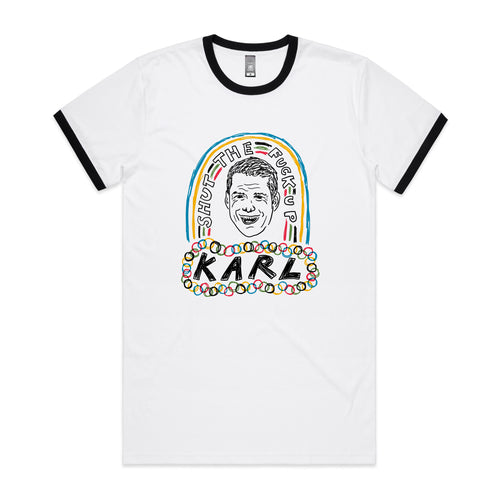 Karl Tee by Lonely Kids Club. All clothing from our T-shirts to our shorts and hoodies are ethically made, and printed packed and shipped from Sydney.