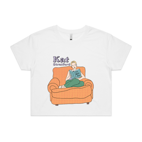 Kat Stratford Tee by Lonely Kids Club. All clothing from our T-shirts to our shorts and hoodies are ethically made, and printed packed and shipped from Sydney.