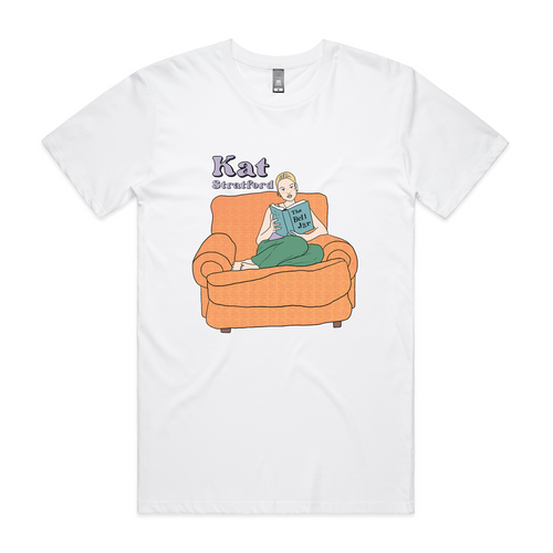 Kat Stratford Tee by Lonely Kids Club. All clothing from our T-shirts to our shorts and hoodies are ethically made, and printed packed and shipped from Sydney.