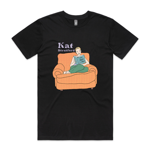 Kat Stratford Tee by Lonely Kids Club. All clothing from our T-shirts to our shorts and hoodies are ethically made, and printed packed and shipped from Sydney.