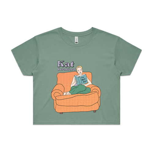 Kat Stratford Tee by Lonely Kids Club. All clothing from our T-shirts to our shorts and hoodies are ethically made, and printed packed and shipped from Sydney.