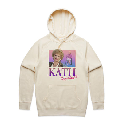 Kath Retro Hoodie by Lonely Kids Club. All clothing from our T-shirts to our shorts and hoodies are ethically made, and printed packed and shipped from Sydney.
