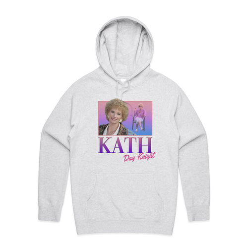 Kath Retro Hoodie by Lonely Kids Club. All clothing from our T-shirts to our shorts and hoodies are ethically made, and printed packed and shipped from Sydney.