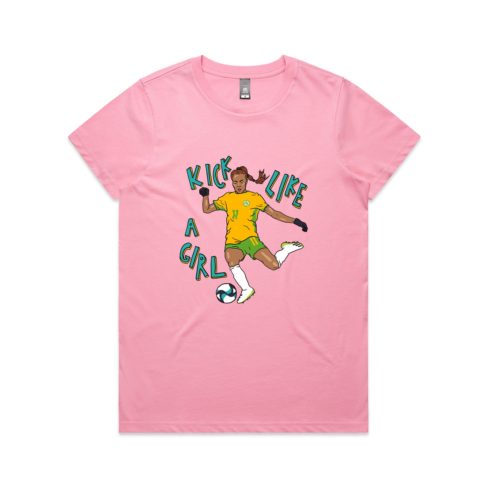 Kick Like A Girl Tee