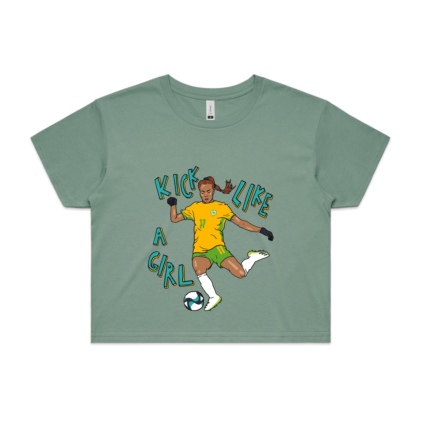 Kick Like A Girl Tee