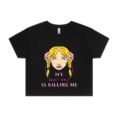Killing Me Tee by Lonely Kids Club. All clothing from our T-shirts to our shorts and hoodies are ethically made, and printed packed and shipped from Sydney.