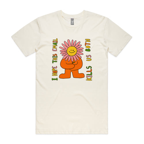 Kills Us Both Tee by Lonely Kids Club. All clothing from our T-shirts to our shorts and hoodies are ethically made, and printed packed and shipped from Sydney.