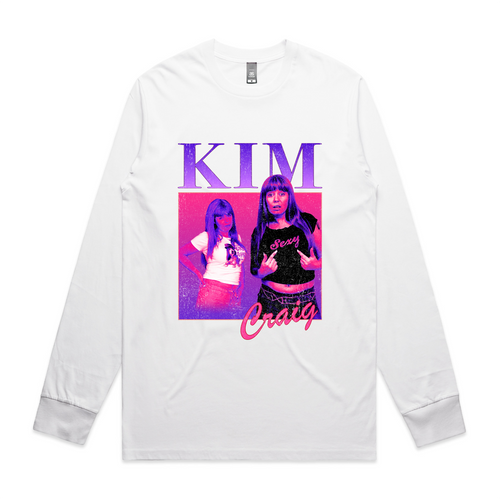 Kim Craig Retro Tee by Lonely Kids Club. All clothing from our T-shirts to our shorts and hoodies are ethically made, and printed packed and shipped from Sydney.