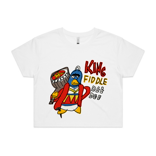 King Fiddle Dee Dee Tee by Lonely Kids Club. All clothing from our T-shirts to our shorts and hoodies are ethically made, and printed packed and shipped from Sydney.