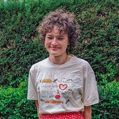 Kiss Bugs Tee by Lonely Kids Club. All clothing from our T-shirts to our shorts and hoodies are ethically made, and printed packed and shipped from Sydney.