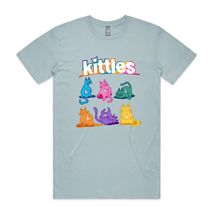 Kittles Tee by Lonely Kids Club. All clothing from our T-shirts to our shorts and hoodies are ethically made, and printed packed and shipped from Sydney.