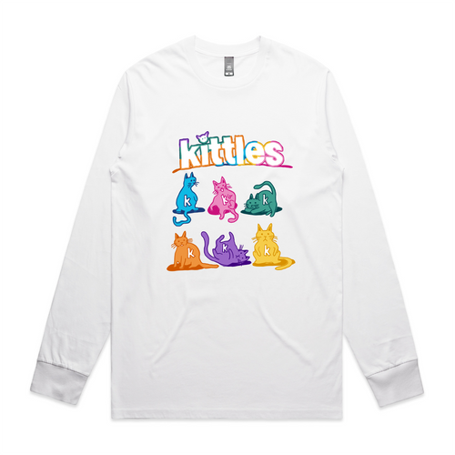 Kittles Tee by Lonely Kids Club. All clothing from our T-shirts to our shorts and hoodies are ethically made, and printed packed and shipped from Sydney.
